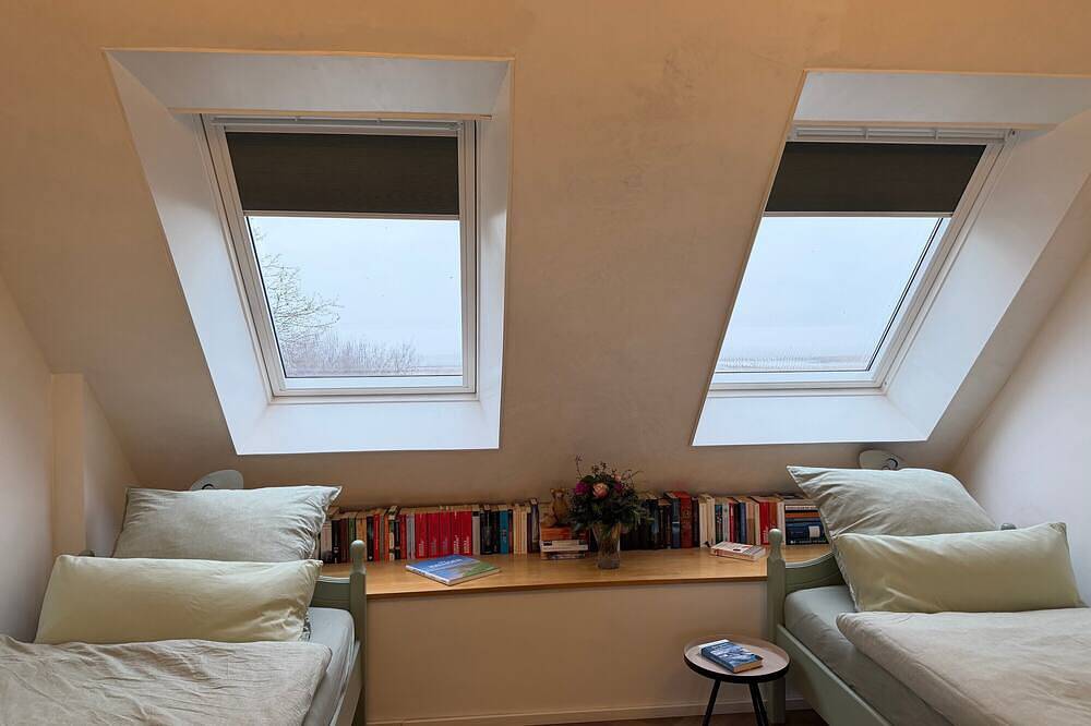 Wohnung Himmelreich mit Meerblick im Langhaus Aussichtsreich in Oland, Langeneß