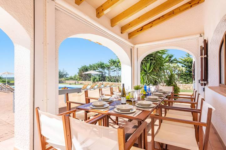 Chalet para 12 personas con terraza in Ferrerías, Menorca