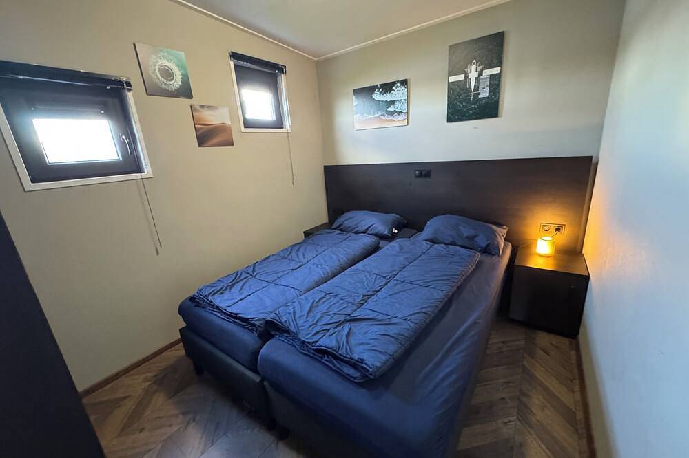Neu: mit Airco - Modernes Chalet Steg Sixtysix Kampen für 6 Personen mit eingezä in Kampen, Veluwemeer