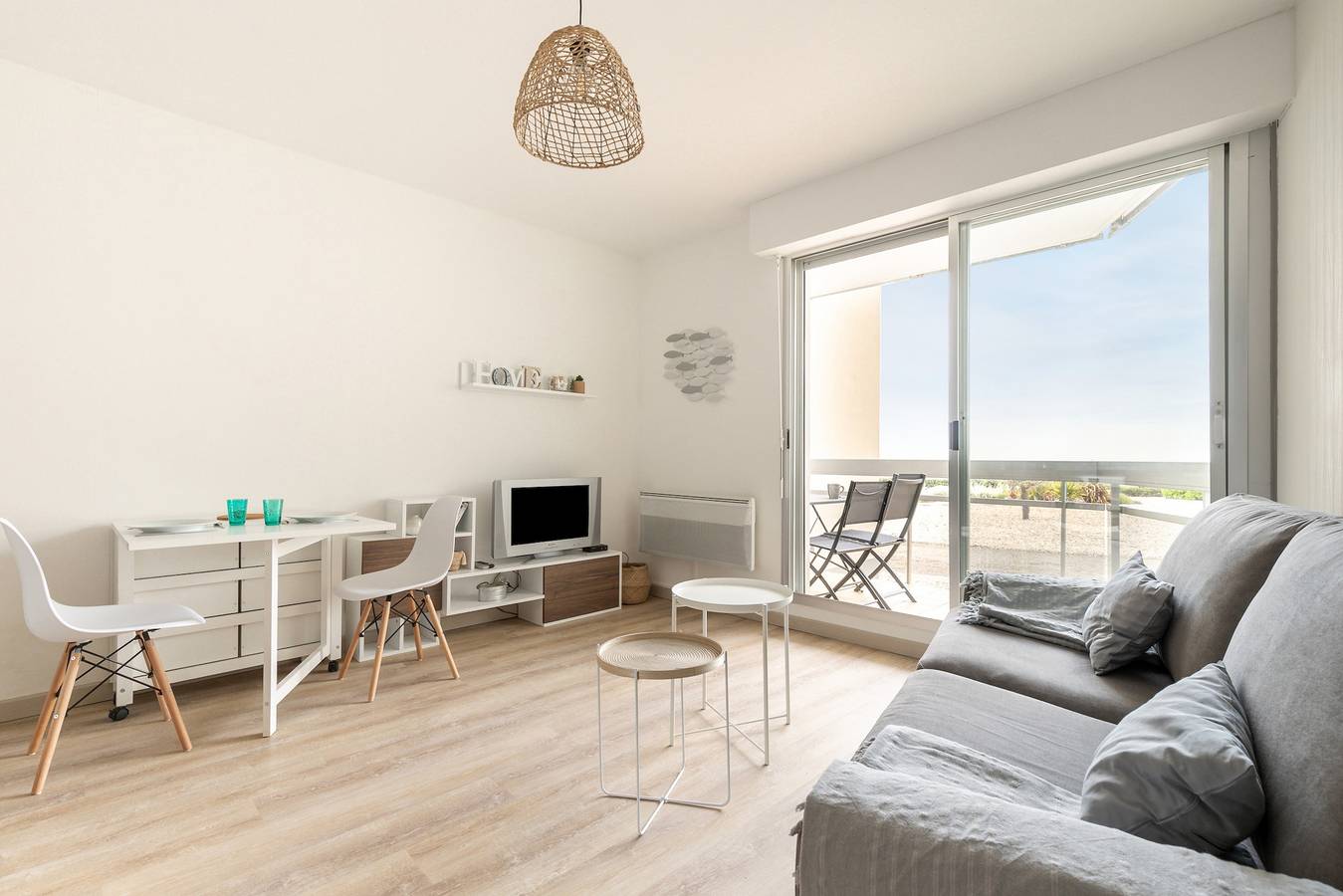 Ganze Wohnung, Strandfront und Blick auf den Ozean- Ferien für 4 in Saint-Gilles-Croix-de-Vie, Loire-Tal