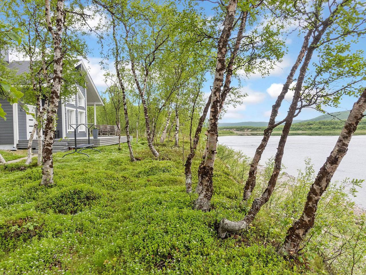 Mökki tenolla in Lappland