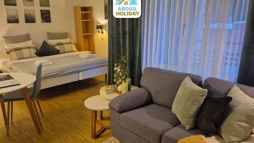 Ferienwohnung für 2 Personen, mit Balkon in Arosa