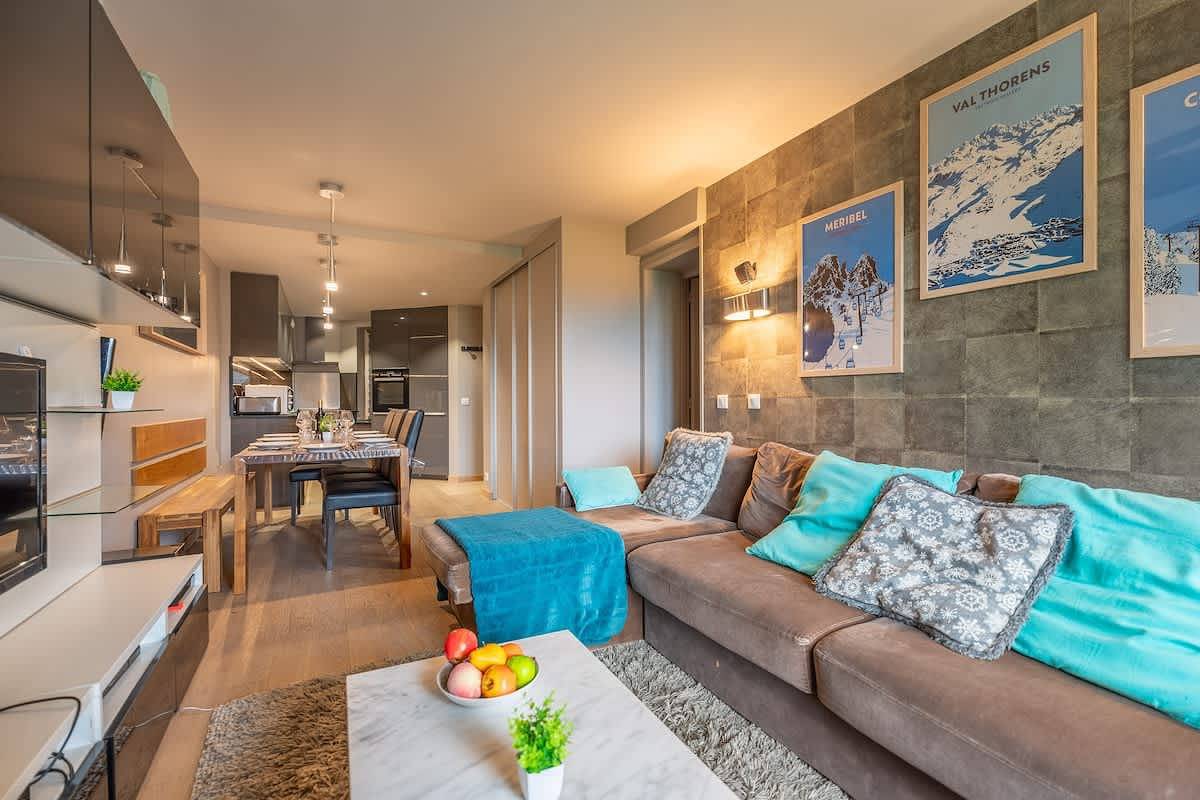 Geheel appartement, Slope front Ski-In Out Escape Spacious Apartment- In the center of Val Thorens in Val Thorens, Massif de la Vanoise