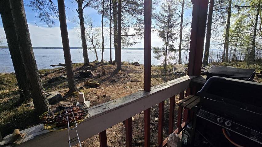 Ferienhaus für 5 Personen, mit Balkon und Terrasse sowie Garten und Sauna in Polvijärvi