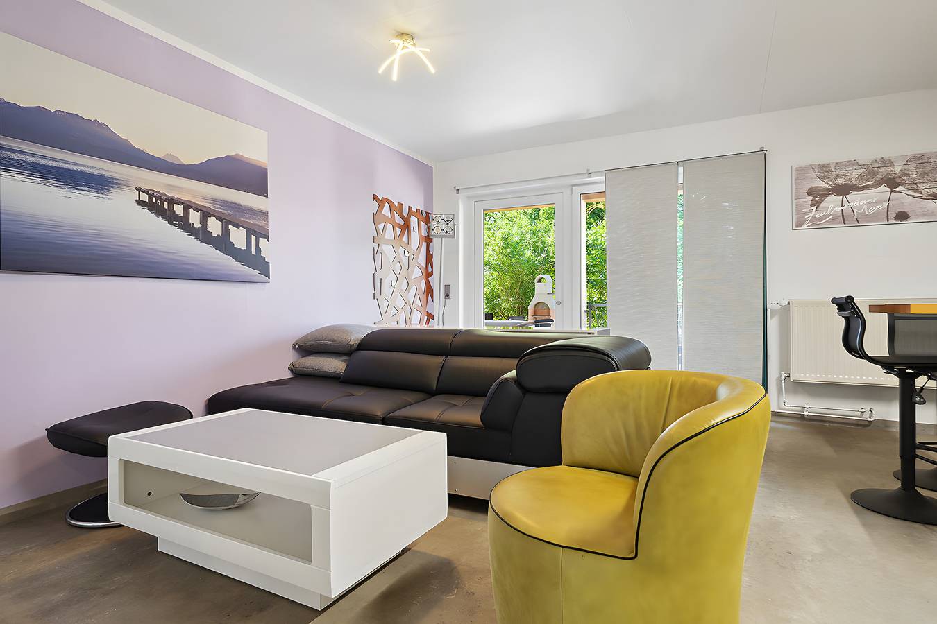 Ganze Wohnung, Ferienwohnung „Zum Segel“ 2 mit privater Terrasse und Wlan in Bungalowdorf Zadelsdorf, Zeulenroda-Triebes