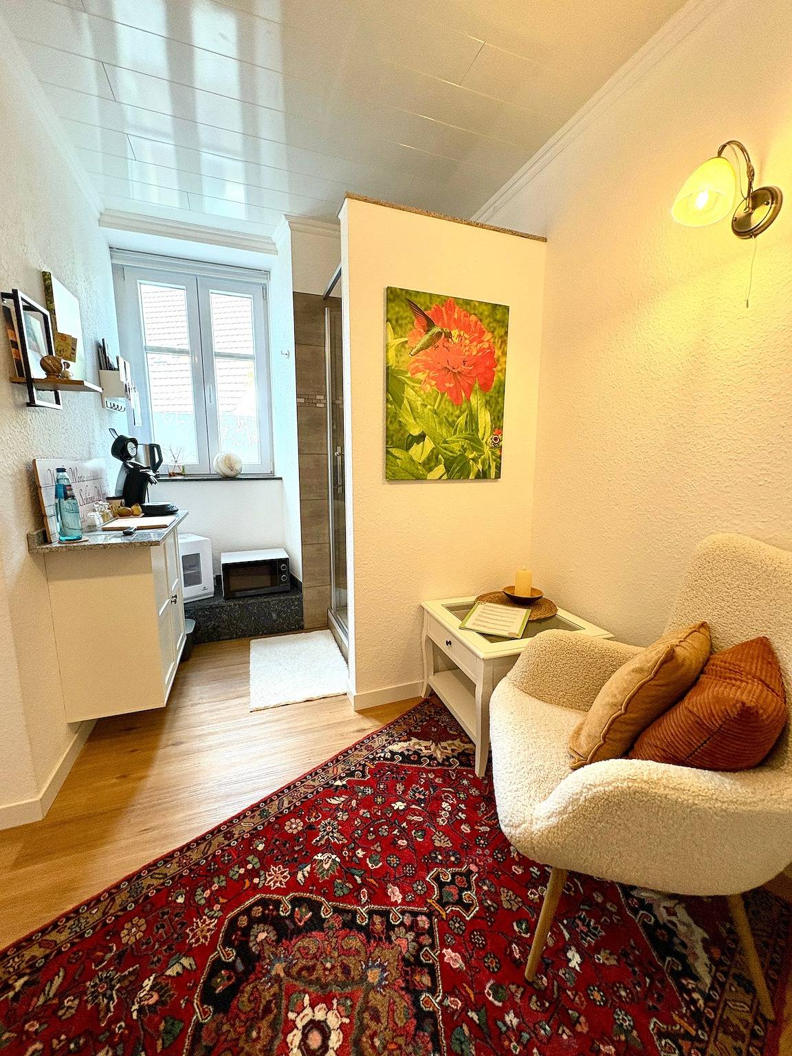 'Einzelzimmer Ahorn, Natur, Wellness' mit Privatterrasse, privatem Garten und Wlan in Ottersweier, Mittlerer Schwarzwald