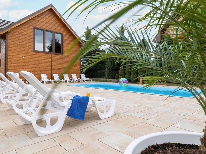 Ferienhaus für 6 Personen, mit Terrasse und Garten sowie Pool in Rewal - 2