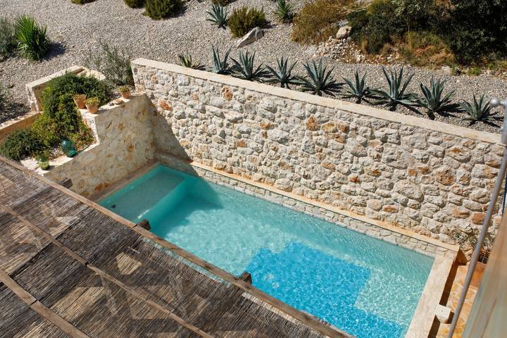 Villa mit pool für 6 Personen, mit Terrasse und Balkon/Terrasse auf Hvar - 4