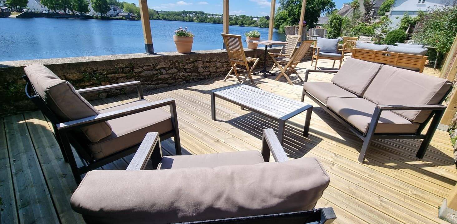 Grande maison 15 personnes, vue lac in Huelgoat, Région de Châteaulin