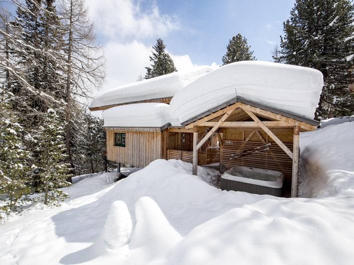 Ferienhaus für 11 Personen, mit Balkon und Whirlpool sowie Sauna und Ausblick an der Turracher Höhe