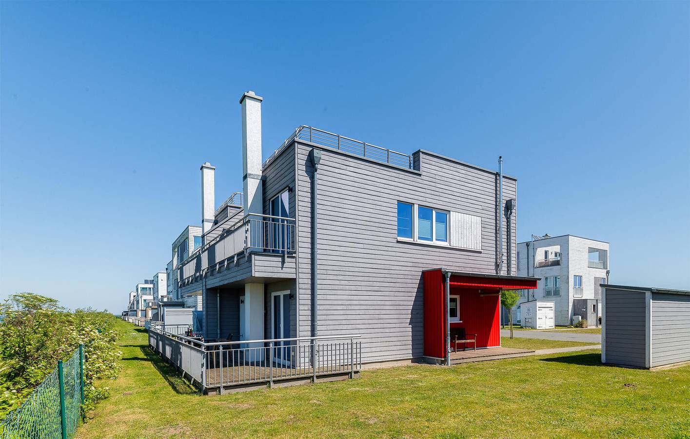 Appartement mit Meerblick, Terrasse, Parkplatz, 1 km zum Strand in Olpenitz, Kappeln