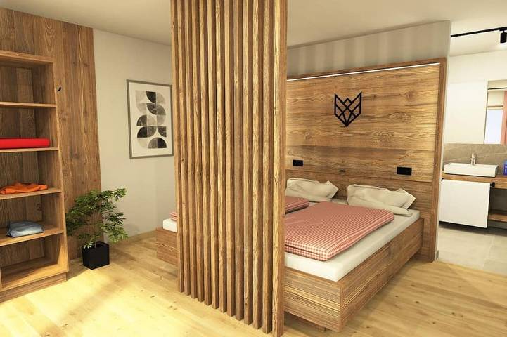 Ferienwohnung für 2 Personen, mit Balkon - 1