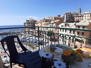 Cottage pour 4 personnes, avec balcon à Bogliasco