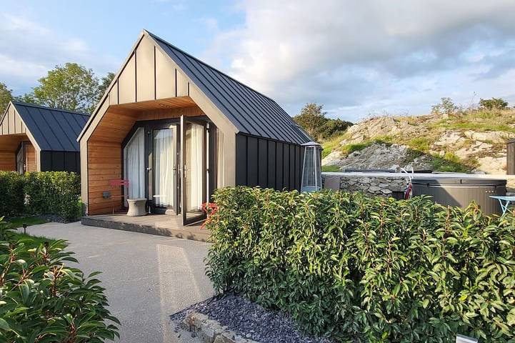 Blockhütte für 4 Personen, mit Whirlpool - 1