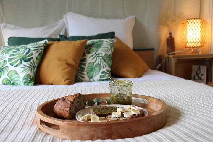 Appartement de vacances pour 4 personnes, avec Balcon ainsi que Jardin et Vue