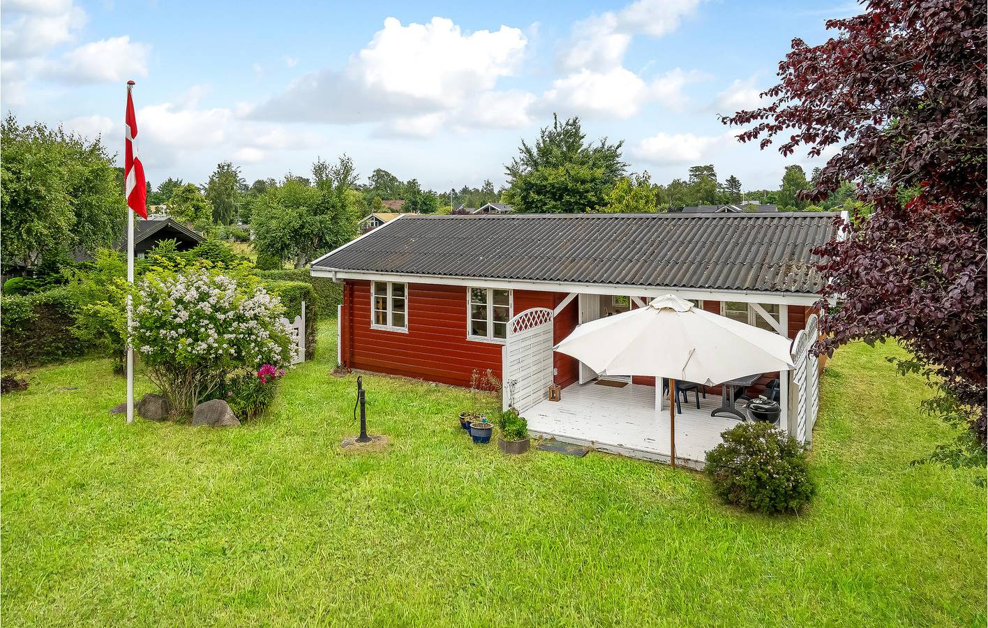 Ferienhaus für 4 Personen mit Terrasse in Vellerup, Skibby