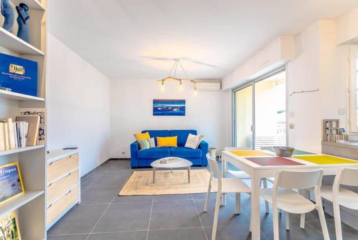 Ferienhaus für 2 Personen, mit Terrasse und Pool in Saint-Tropez