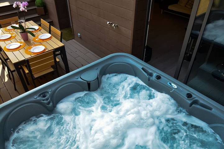 Ferienwohnung für 7 Personen, mit Whirlpool und Garten sowie Sauna, mit Haustier - 1