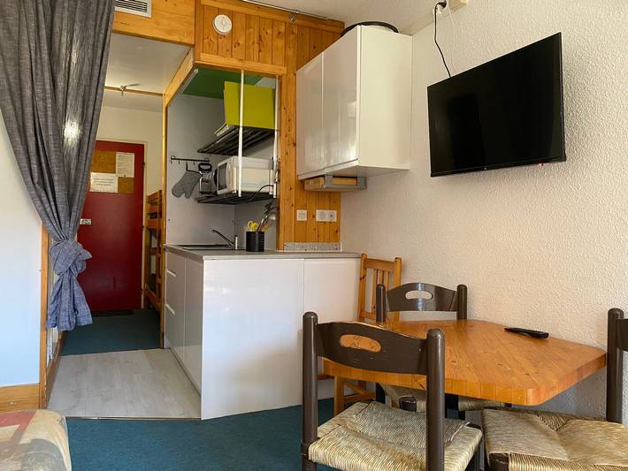 Chalet pour 3 personnes, avec terrasse dans Les Arcs