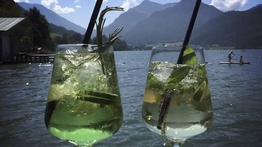 Hütte für 2 Personen, mit Terrasse und Sauna sowie Garten am Schliersee - 3