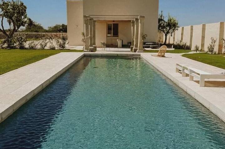 Ferienhaus für 8 Personen, mit Garten und Pool, mit Haustier