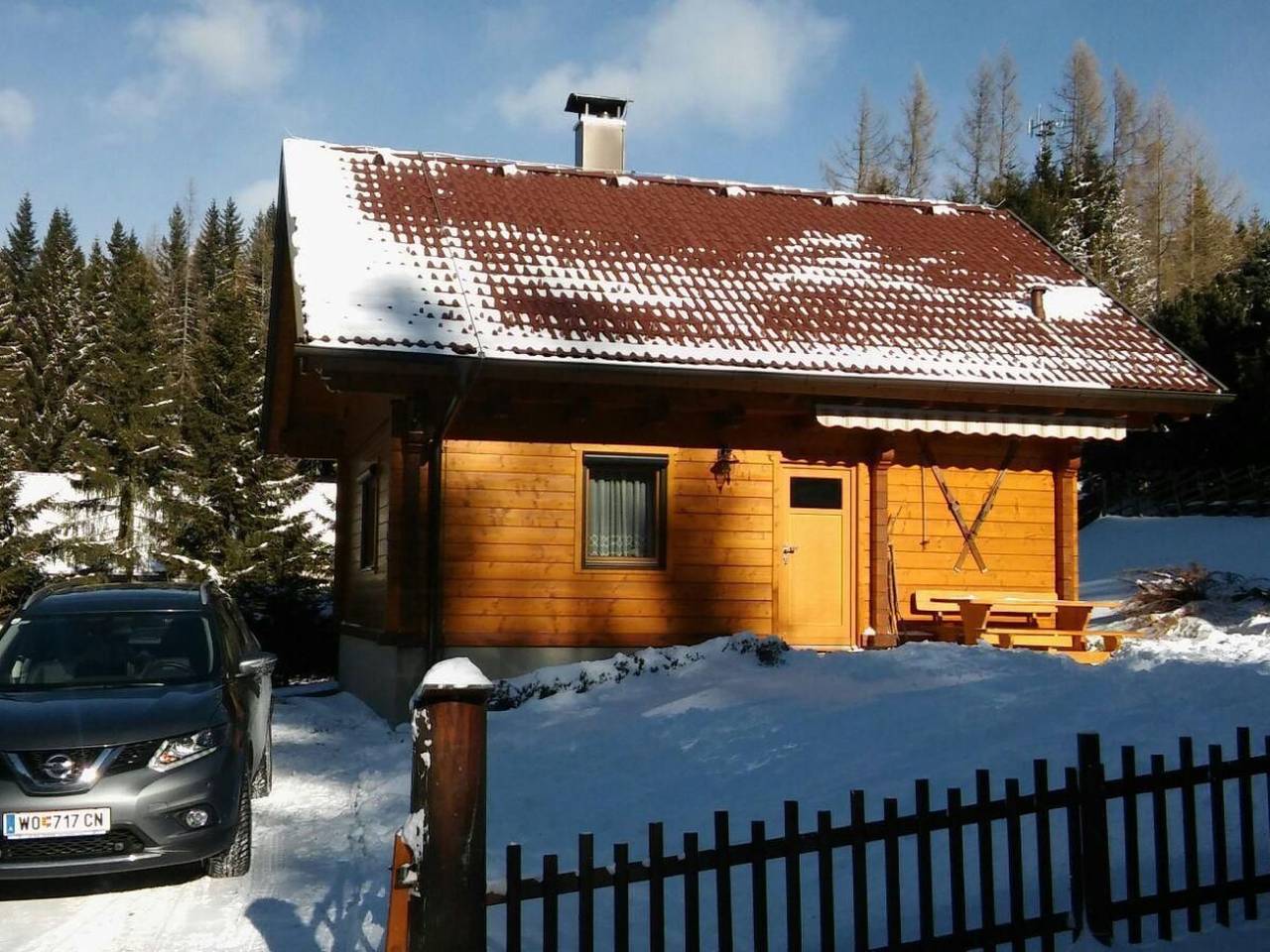 Holzhaus Klippitzblickhütte in Bad Sankt Leonhard im Lavanttal, Lavanttaler Alpen