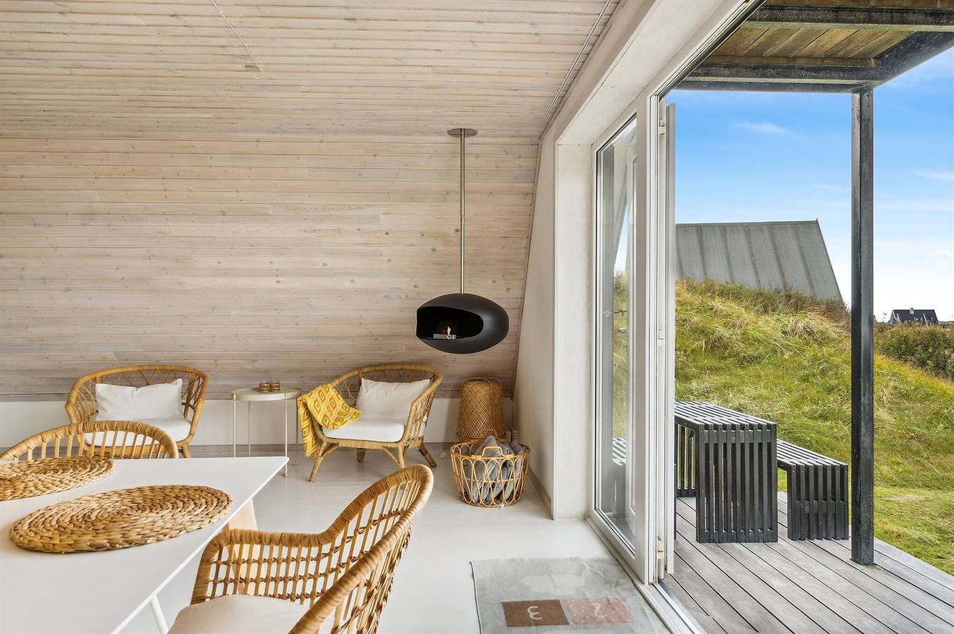 Pet friendly home in Pandrup with house sea view in Blokhus, Jammerbugt
