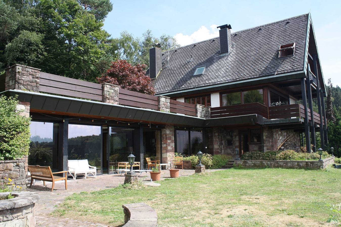 Ferienhaus 'Talblick' mit Bergblick, privater Terrasse und Wi-Fi in Sasbachwalden, Mittlerer Schwarzwald