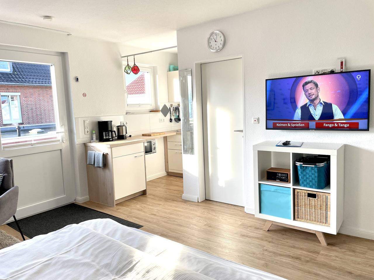 Ganze Ferienwohnung, Haus Fischerbude - 1-Raum-Fewo-Fischerbude 2 in Hafen Büsum, Büsum