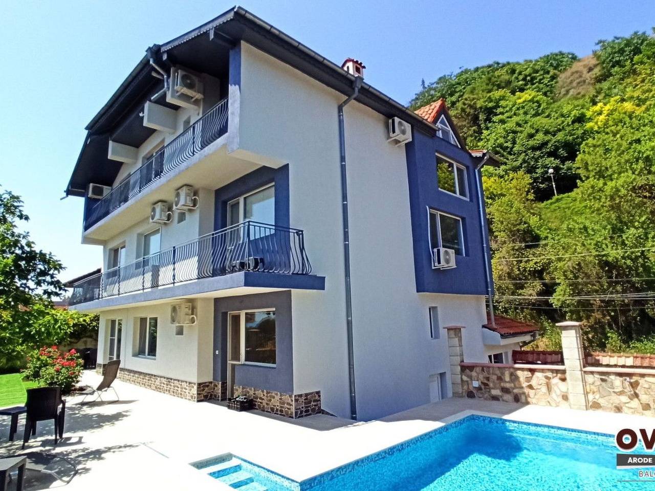 Familienvilla mit Meerblick "Arode Villa Ovid" in Balchik, Dobrich Region