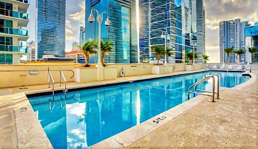 Loft voor 6 personen, with zwembad and terras as well as sauna and uitzicht, met huisdier in Miami