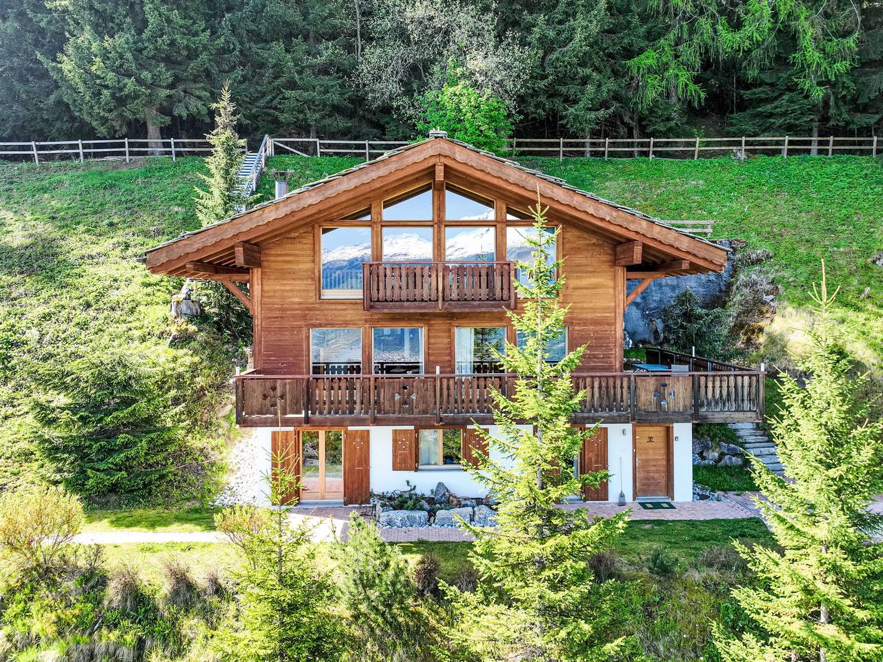 Agneau in Nendaz, Walliser Alpen