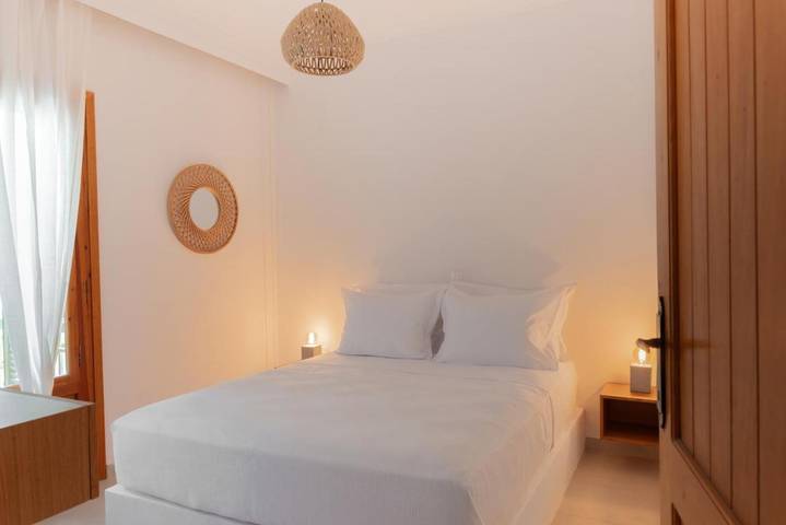 Ferienwohnung für 4 Personen, mit Garten und Ausblick