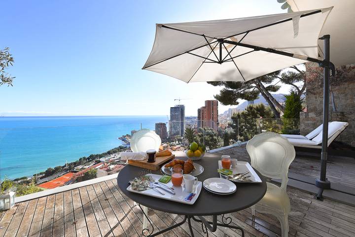 Villa für 2 Personen, mit Meerblick und Pool sowie Terrasse an der Côte d'Azur - 2