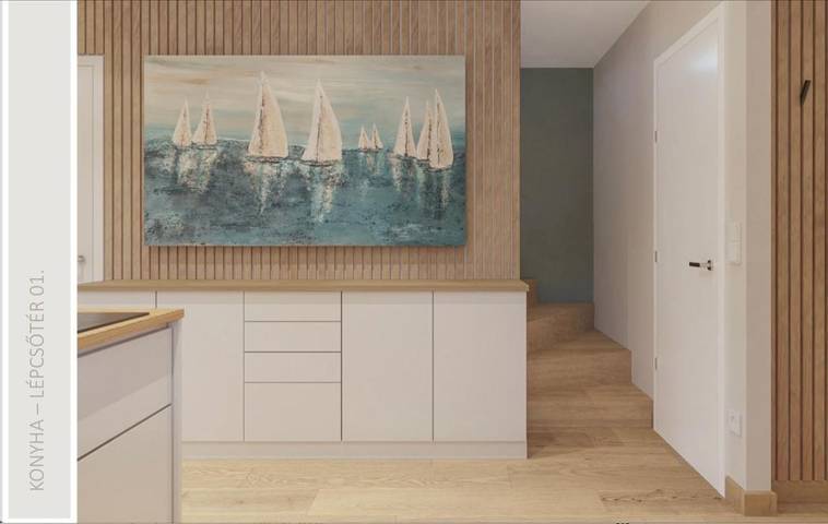 Ferienhaus für 6 Personen, mit Ausblick und Garten sowie Seeblick in Balatonlelle - 3