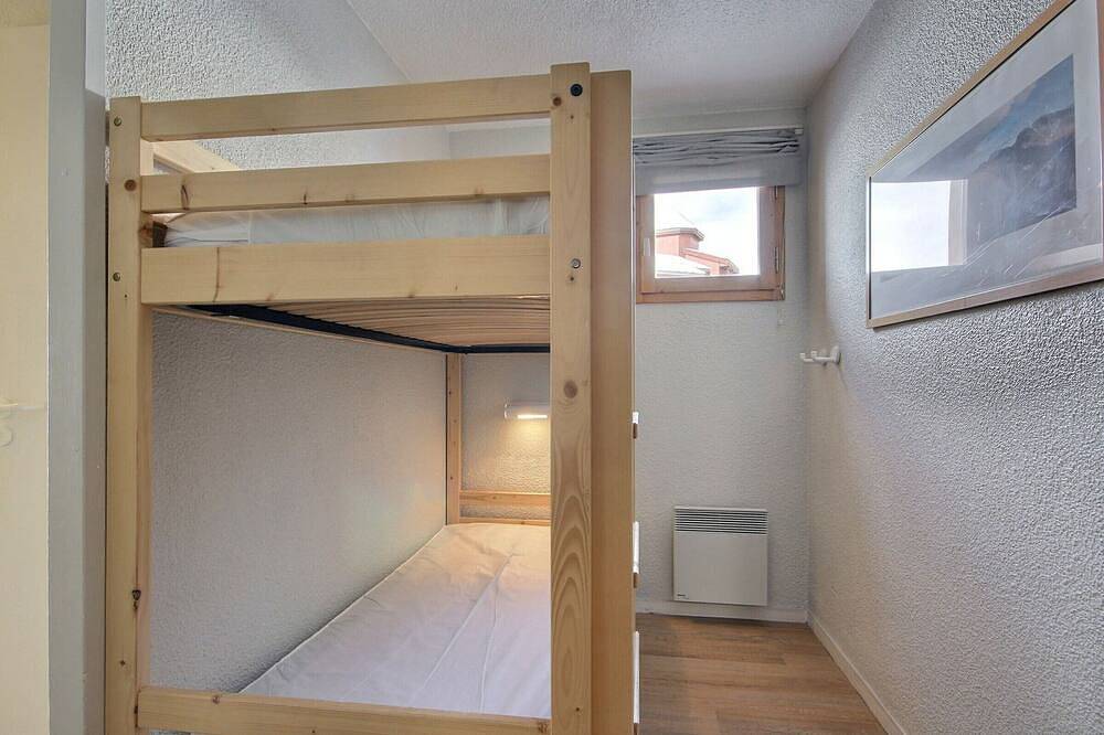 Ganze Wohnung, Ski-in/Ski-out Apartment, 6 Personen, in der Nähe von Geschäften in Belle Plagne, La Plagne-Tarentaise