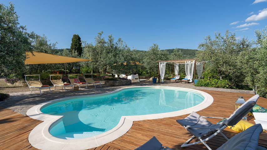 Casa vacanza per 8 persone, con Terrazza e Giardino a Terranuova Bracciolini
