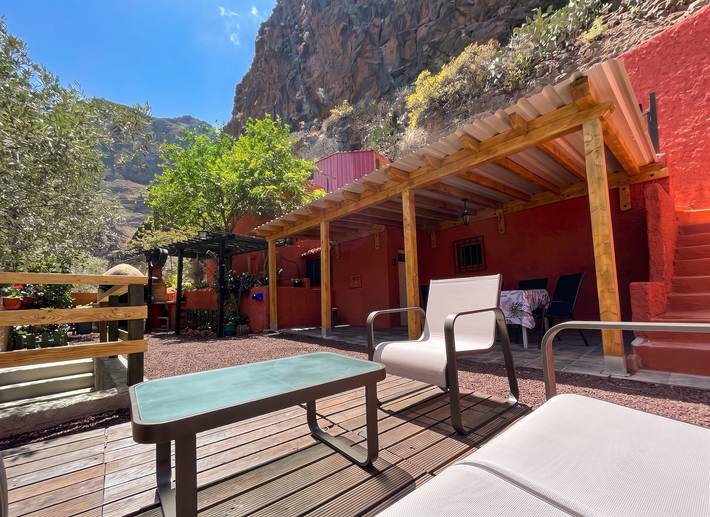 Casa acogedora con vista a la montaña en Ingenio in Ingenio, Gran Canaria Este