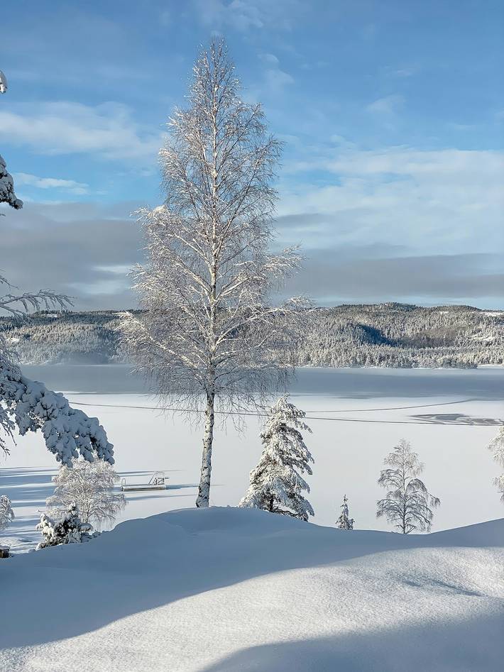 Norwegische Hüttenatmosphäre und schöne Aussicht in Vegårshei in Vegårshei