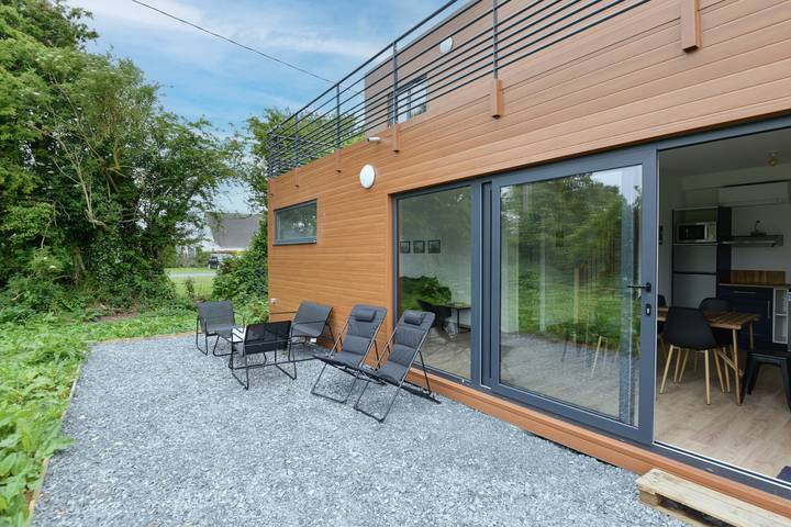 Maison de vacances pour 6 personnes, avec sauna et jacuzzi ainsi que terrasse et jardin