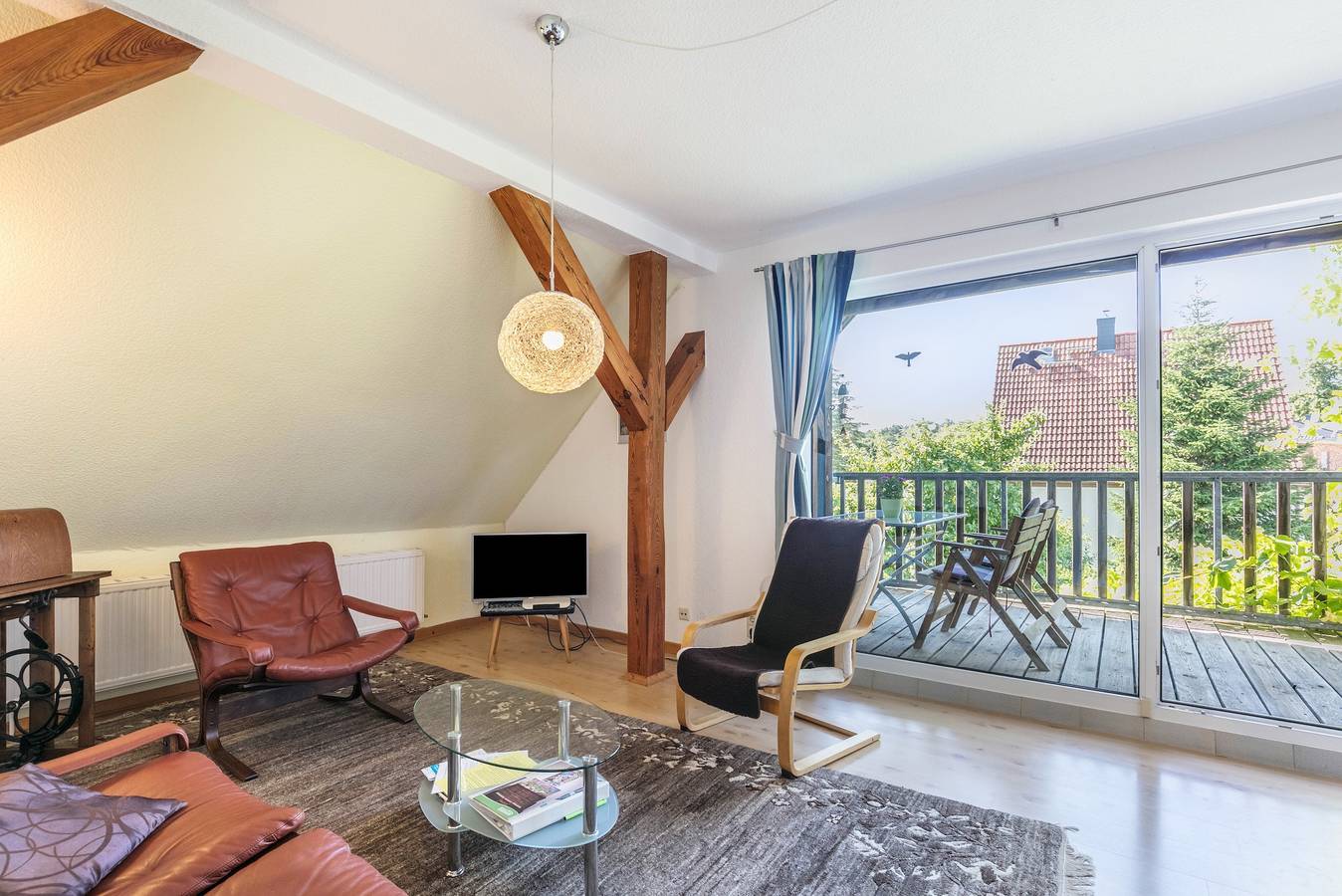 Apartamento entero, Apartamento vacacional "Schorfheide" con terraza privada y Wi-Fi in Grimnitzsee, Joachimsthal (Brandeburgo)