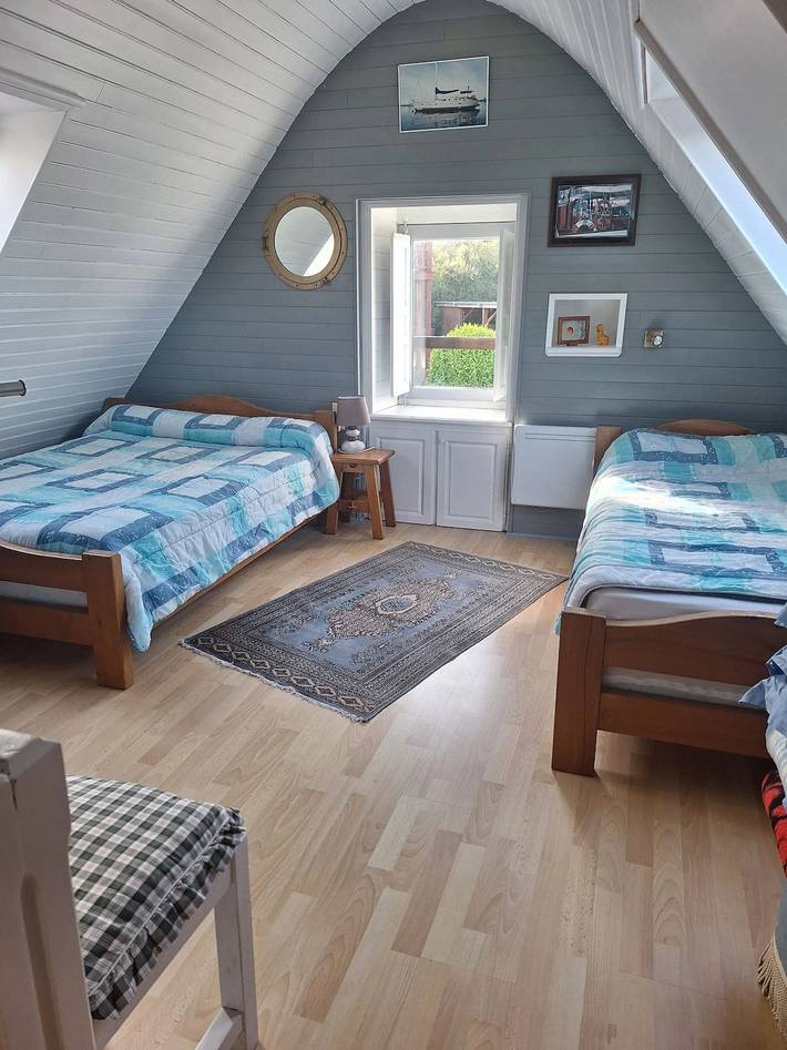Location de vacances pour 3 personnes, avec terrasse et jardin à Trédrez-Locquémeau - 3