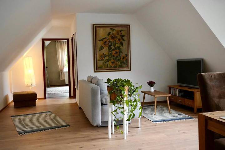 Ferienwohnung für 4 Personen, mit Terrasse und Garten