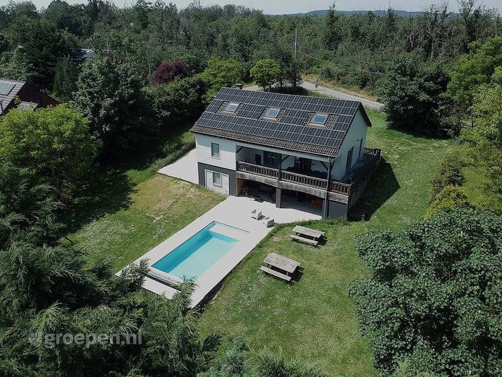 Maison de vacances pour 12 personnes, avec balcon/terrasse ainsi que terrasse et piscine - 1