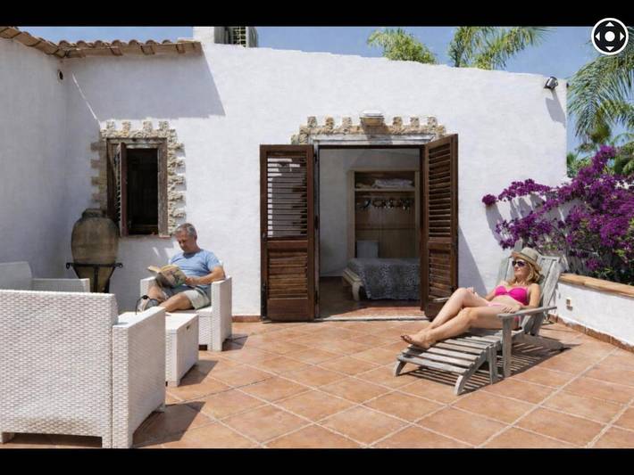 Maison de campagne pour 2 personnes, avec jardin ainsi que terrasse et piscine à Erice - 3