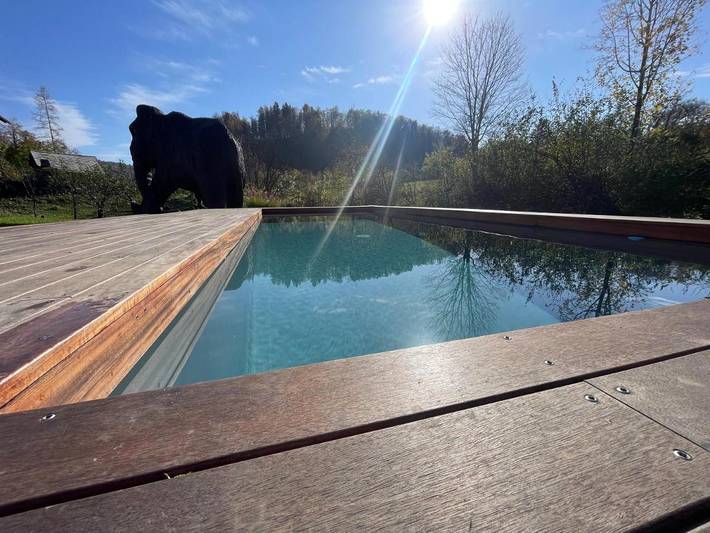 Ferienwohnung für 6 Personen, mit Pool und Garten sowie Ausblick - 1