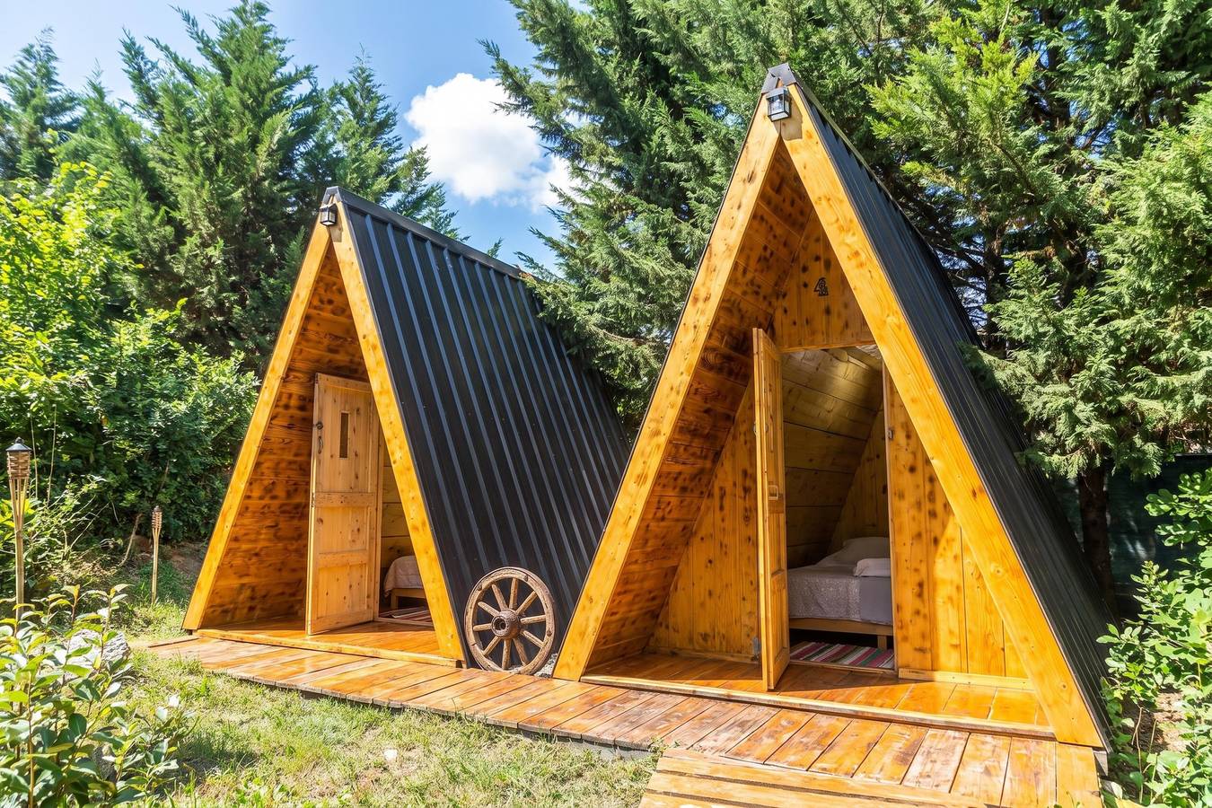 Paradise Forest Glamping near Koper Hut 3 in Capodistria, Riviera slovena