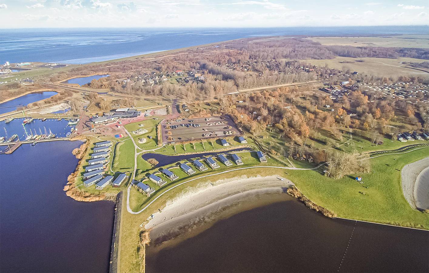 Vakantiehuis voor 4 personen met uitzicht in Lauwersmeer, Nederlandse Noordzeekust