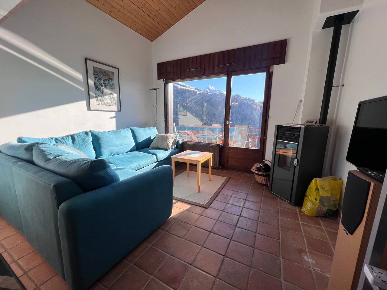 Ganze Wohnung, Charmante 2-Zimmer-Wohnung mit Balkon und Wifi in La Clusaz in La Clusaz, Annecy und Umgebung