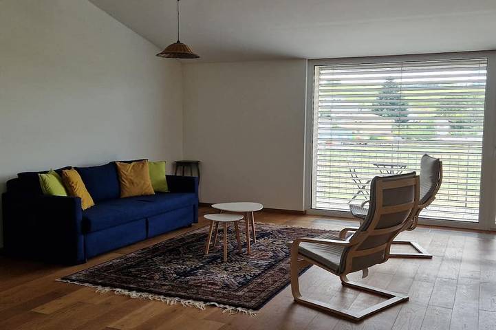 Ferienwohnung für 10 Personen, mit Balkon und Garten sowie Pool in Kanton Freiburg